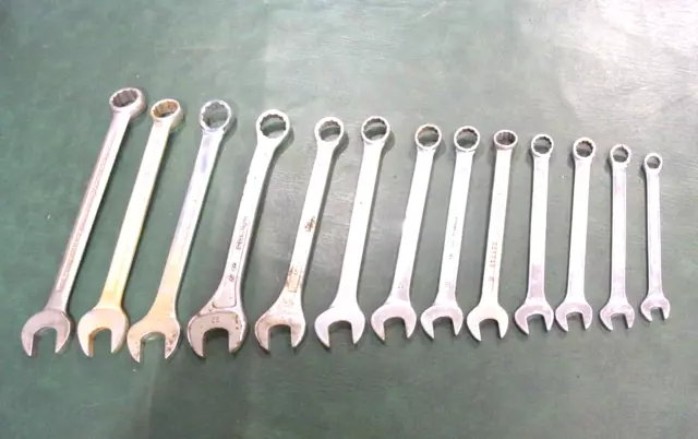 13 Metric Combination Spanners Wrenches 10mm to 26mm Facom France