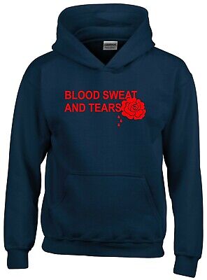England Blood Sweat & Tears Rugby Nations 6 Hoodies Kids