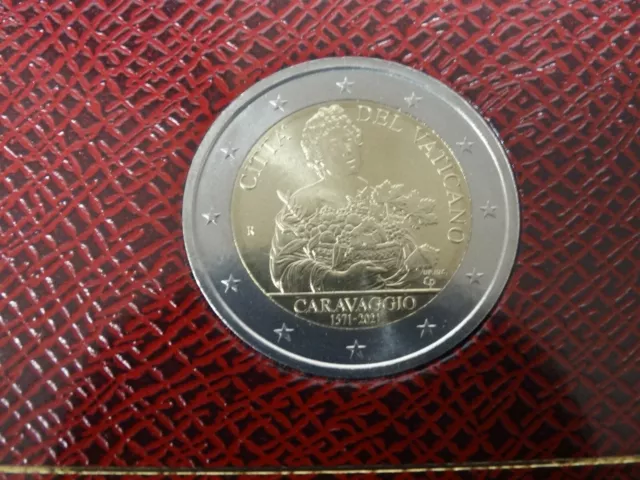 2 euro Vatikan 2021 : 450. Jahrestag der Geburt  CARAVAGGIO UNC
