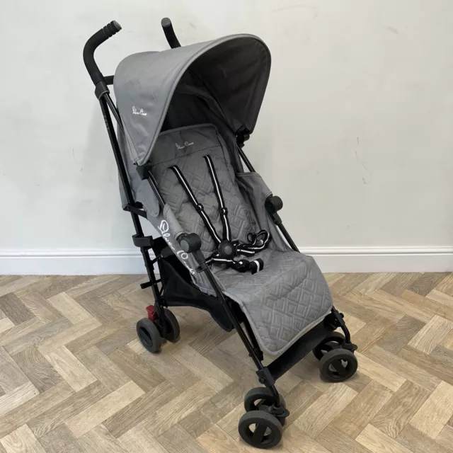 Silver Cross Zest Lightweight Stroller Pushchair Grey Birth-22kg