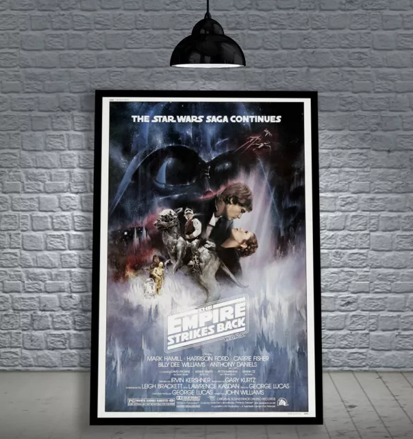 Star Wars: Episode V The Empire Strikes Back FRAMED MOVIE POSTER PRINT CINEMA