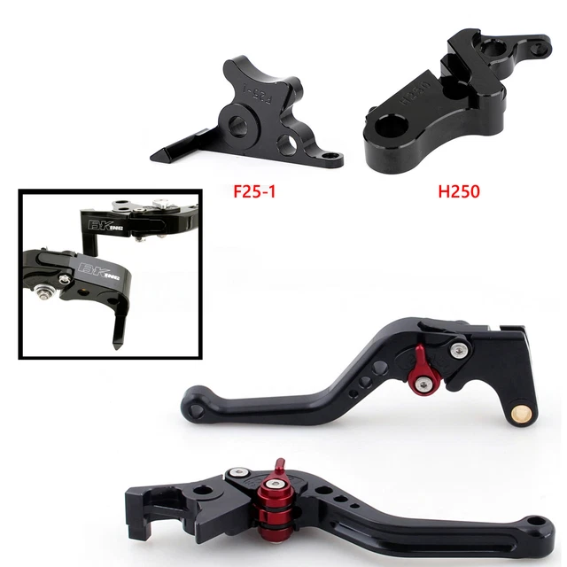 Short Brake &amp; Clutch Levers For Honda GROM 2014-2016 / CBR250R 2011