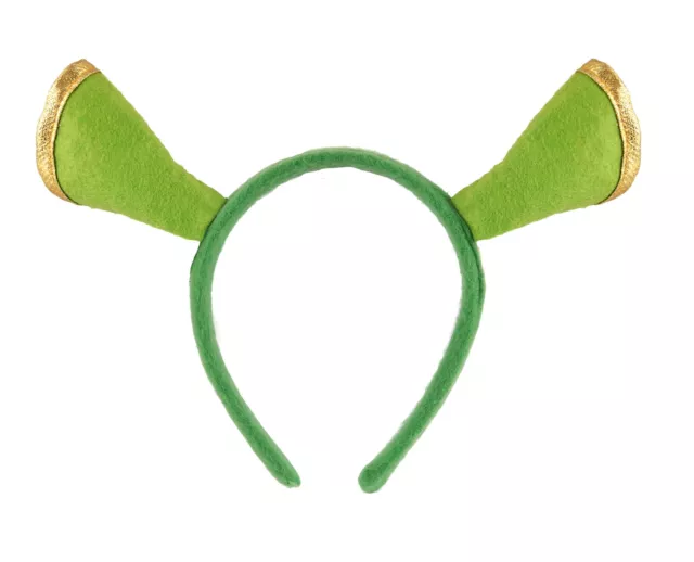 Grün OGER SHREK ORC Ohren Stirnband Unisex Kostüm Zubehör 2