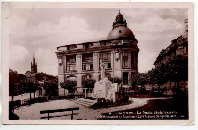 Thème LA POSTE - Bureau de Poste - CPA 87 - LIMOGES -  la poste 5 Godefroy arch.