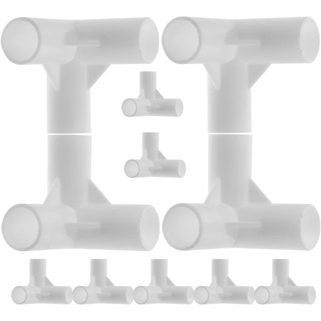 50 Raccordi PVC Per Condutture 20 Mm - Connettori Bianchi Per Tubi Elettrici E Idraulici - Foto 3