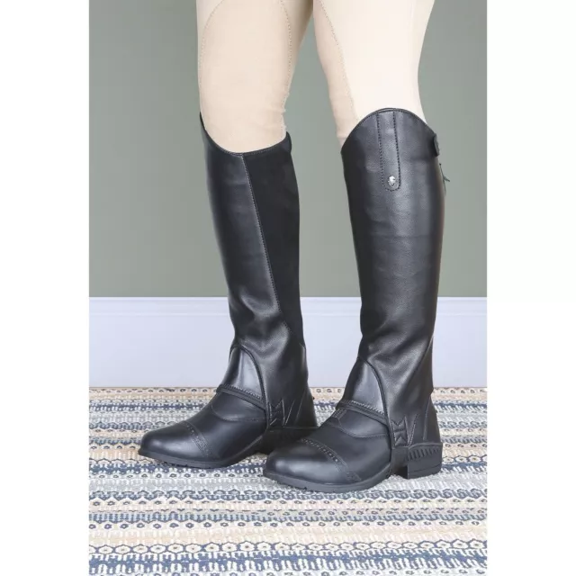 Shires Moretta Childrens Synthetic Gaiters - Black or Brown