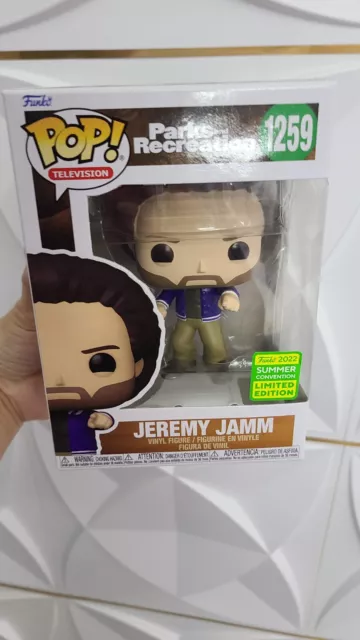 Funko Pop! Jeremy Jamm 1259 SDCC Parks And Recreation Exclusive