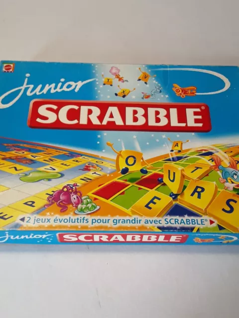 Scrabble Junior - Mattel Ed 2009 - Ludessimo - jeux de société - jeux et  jouets d'occasion - loisirs créatifs - vente en ligne