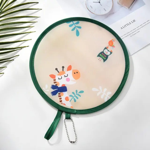 Foldable Fan Mini Portable Cartoon Pocket Cloth Fan A4 Hot Creative A8F2