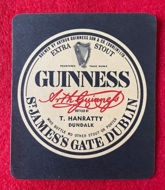 Guinness Bottle Label , Dundalk , Co. Louth, Ireland , Brewery, Vintage.