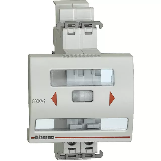 Bticino F80KM2 interblocco meccanico per interruttori Btidin 2 moduli DIN