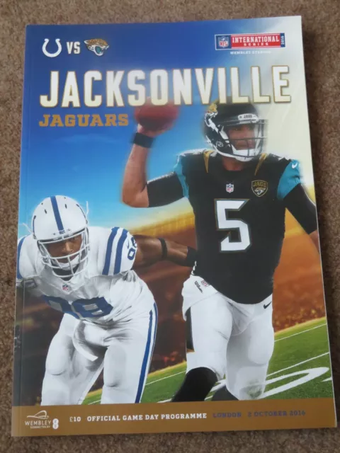 Indianapolis Colts Jacksonville Jaguars Nfl International Series 2016 Programme
