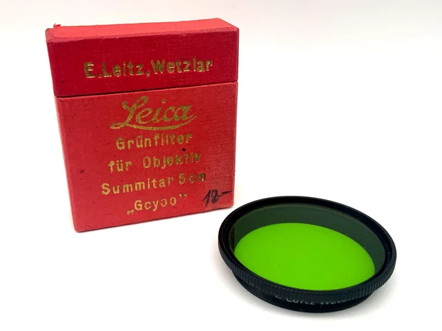 Jeu de filtres Leitz Wetzlar. Excellent état