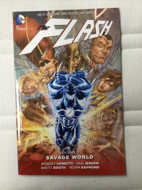 Dc Comics The Flash Volume 7 Savage World Trade Paperback -New  Free Postage