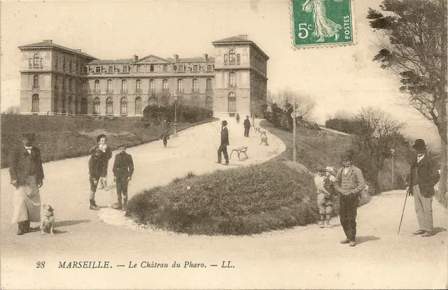 Carte Postale Marseille Le Chateau Du Pharo