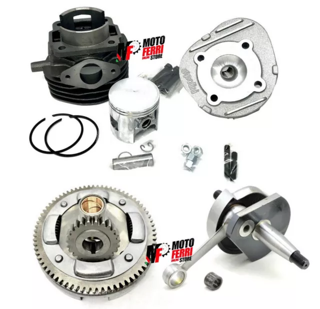 Mf0906 - Kit Cilindro 55 102 Polini Albero Motore Antic 24 72 Vespa Ape 50 Spec