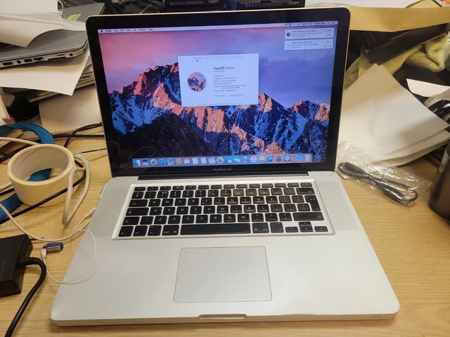 Apple Macbook Pro A1286,15” Mid 2010,Core i5 @2.53GHz, 8GB RAM, 1TB, 250GB SSD