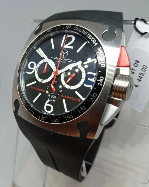 Montre Aviateur Homme Cavadini CV-1000 Inox Noir Et Blanc - Quartz, étanche 100m, Neuve Avec étiquettes