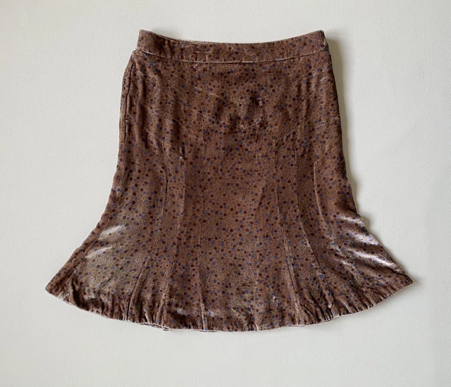 Jupe Mi-longue Armand Ventilo En Soie Et Lin - Taille FR34/EU32/XXS, Couleur Fraise, Longueur 75 Cm