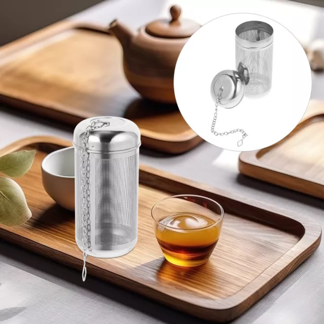Tea Filter Seasoning Basket Reusable Infuser Stainless Steel Spices