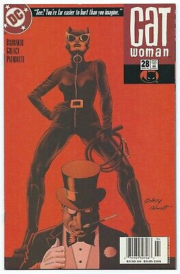 CATWOMAN #28 DC July 2004 NM/MT 9.8 PENQUIN App HG NEWSSTAND GULACY BRUBAKER B/O