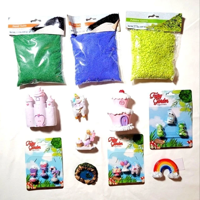 12 Piece  MAGICAL FAIRY  GARDEN KIT Sweets & Treats - NWT