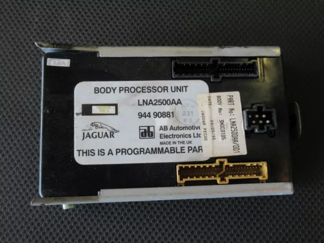 Jaguar Xj6 X300 (94-97) Body Processor Unit Module Lna2500Aa