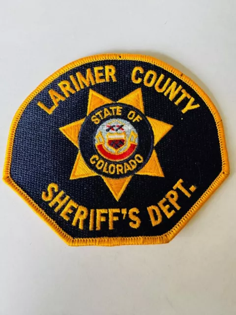 Larimer County Colorado Sheriff Patch FREE SHIPPING