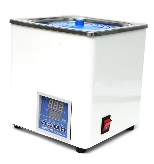 Digital Thermostatic Water Bath with Selectable Openings, 3L Capacity, 120V/60 H