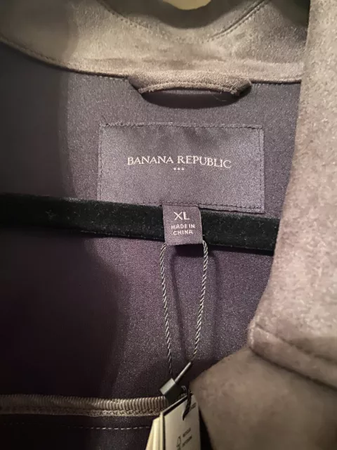 WOMEN’S BANANA REPUBLIC Factory Vegan Suede Short Jacket XL $21.99 ...