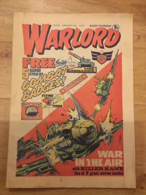 WARLORD COMIC No121. January 15th 1977