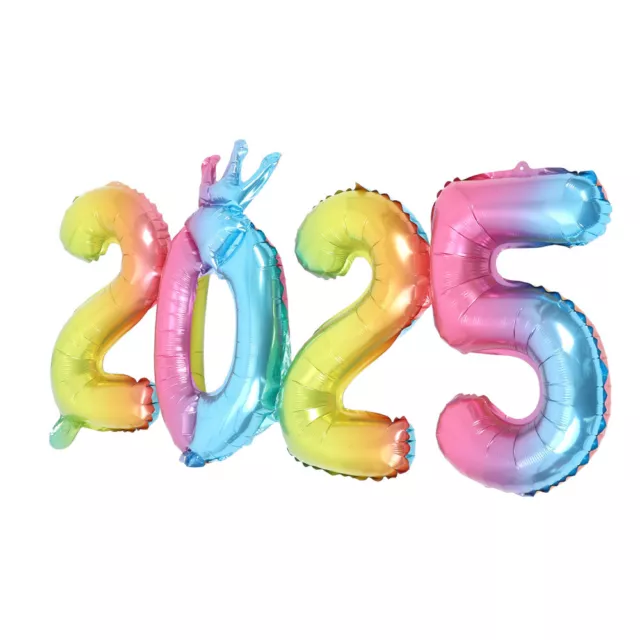 HAPPY NEW YEAR Balloons Chinese Years Decorations 2025 Eve Party