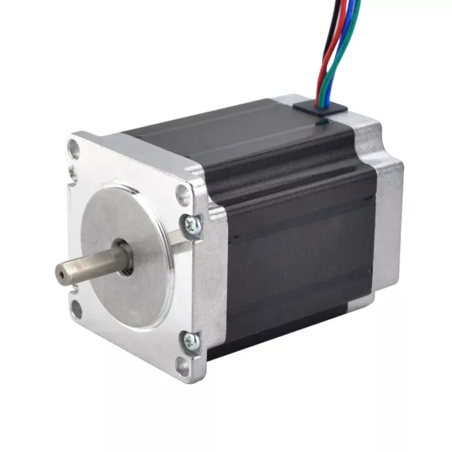 Nema 23 Stepper Motor 1.9Nm 76mm 2.8A 6.35mm Shaft 4-wire CNC Mill Lathe Router