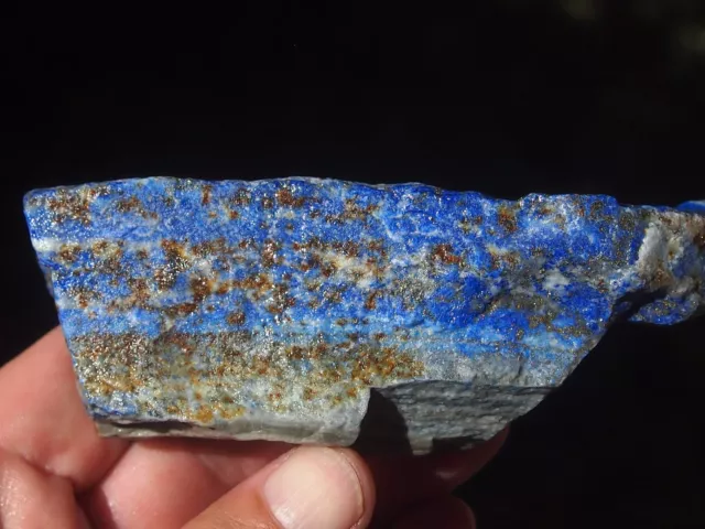 Rough Lapis Lazuli, Badakhshan, Afghanistan. 11.5 x 4 cm.