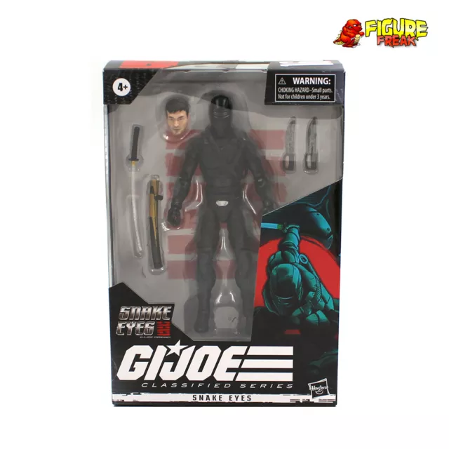 Hasbro GI Joe Classified 16 Snake Eyes Origins Movie 6" Snake Eyes Figure NM Box