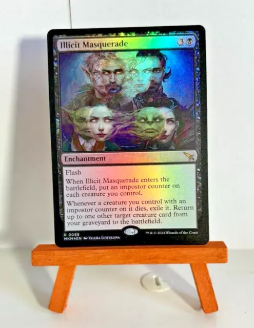 Mtg Illicit Masquerade Foil Exc - Mascherata Illecita 88 - Mkm - Magic Nm