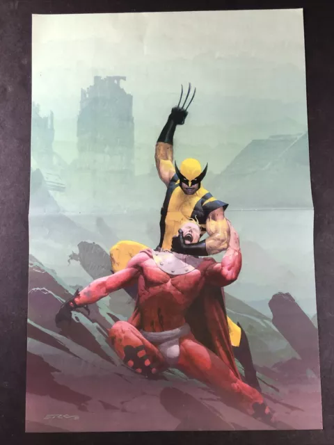 House OfM #8 Wolverine vs Magneto COVER Marvel Comics Poster 10.5x16 Esad Ribic