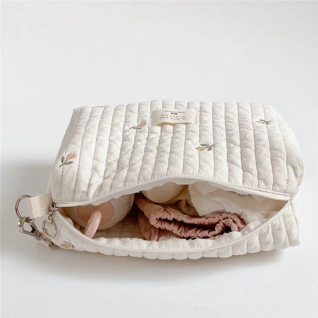 Diaper Bag Baby Cotton Portable Reusable Stroller Nappy Storage Caddy Organizer 5