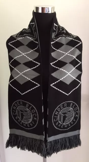 CINDER BLOCK Brewery Scarf Micro Beer Brew House KANSAS CITY, MO Scarf