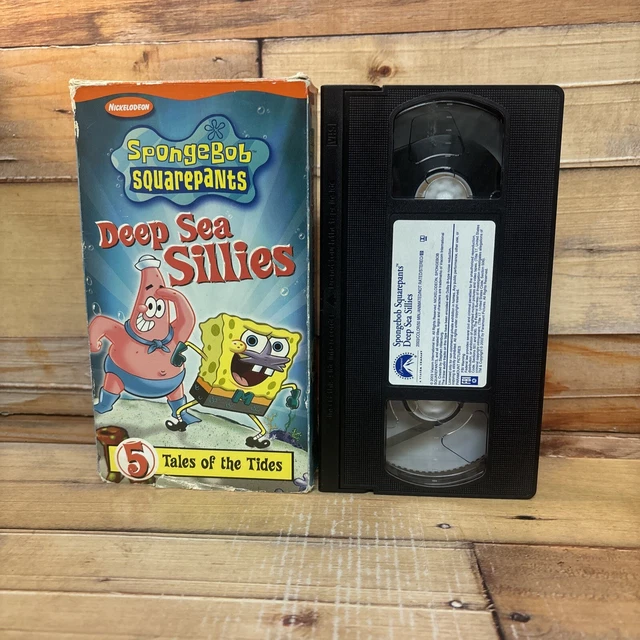 SPONGEBOB SQUAREPANTS DEEP Sea Sillies VHS Tape Used Cartoon £11.03
