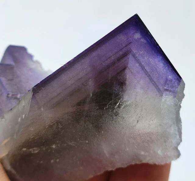 105 Gram Rare Beautiful Phantom Purple Color Fluorite Specimen @ Pak