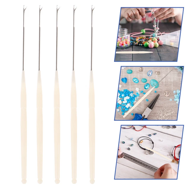 5 piezas de herramienta para hacer pulseras con hilo para lengua