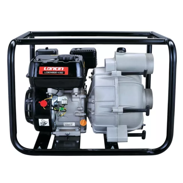 Loncin LC80WB30-4.5Q 3-inch Semi Trash Petrol Water Pump With 2 Year Warranty