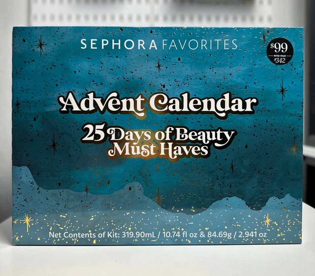 SEPHORA FAVORITES HOLIDAY Advent Calendar Set 25 Days Of Beauty 2023