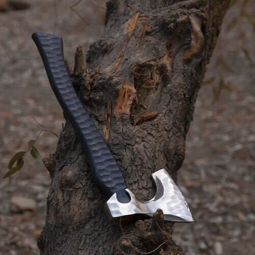 Viking hand forged axe combat axe tomahawk bushcraft axe high carbon steel axe