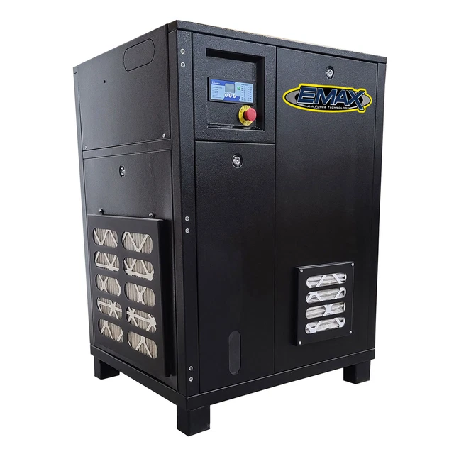 Emax 3PH Indust Rotary Screw Compressor Cabinet Only Horsepower 20 HP Air Tank
