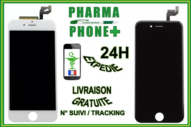 IPHONE 6S VITRE TACTILE + LCD IPHONE 6S NOIR ou BLANC + OUTILS !!! ✅