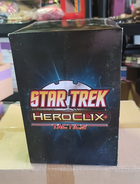 Wizkids Star Trek HeroClix Tactics Booster Ship Full Box Sealed Enterprise -NECA