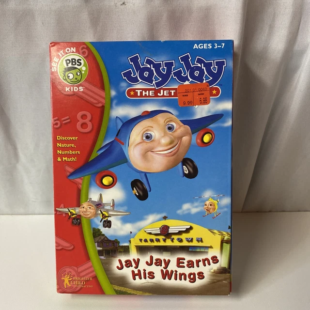 JAYJAY THE JET Plane Jay Jay Earns His Wings PC CDROM Windows and