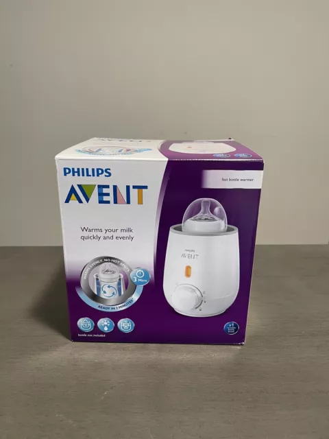 Philips AVENT FAST Baby BOTTLE WARMER Warm Up Milk & Baby Food SCF355/00 NEW NIB